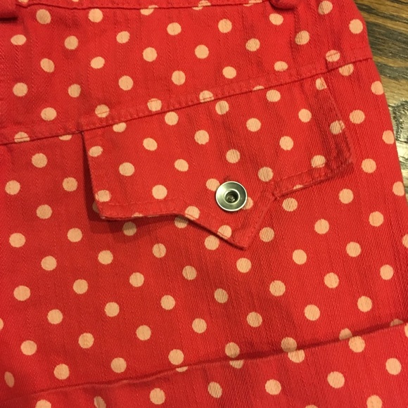 NWT LF hysteria red and white polka dot shorts - Picture 5 of 6